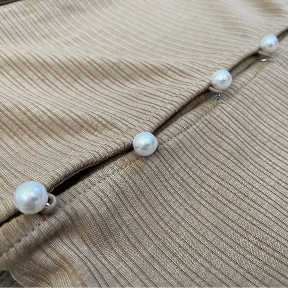 H:Ours Delhia Mini Dress In Camel - Picture 6 of 13